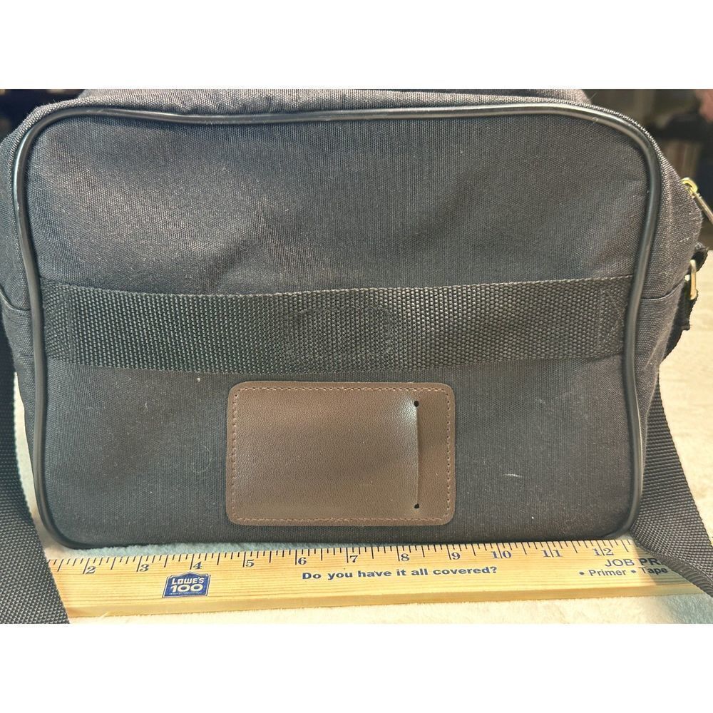 Vintage Jaguar Carry On Luggage Overnight Toiletry Bag Black Travel - Picture 4 of 7